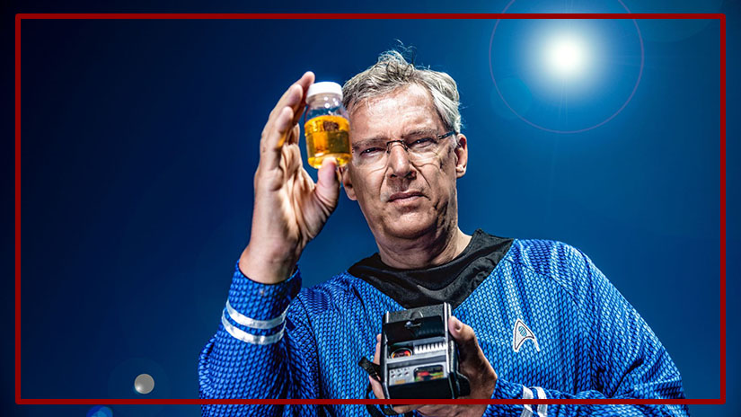Bei dem Vortrag von Dr. med. Magnus Heier geht es um die Medizin bei Star Trek. Foto: Stefan Braun