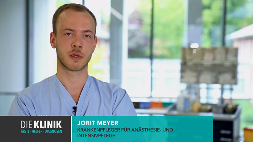 Jorit Meyer in der Kabel Eins-Serie "Die Klinik" (Screenshot: kabeleins.de)